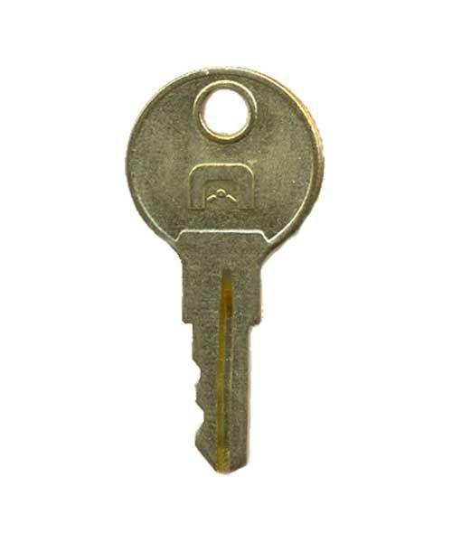 Replacement key for Acroprint Model 125 and 150 employee time clock